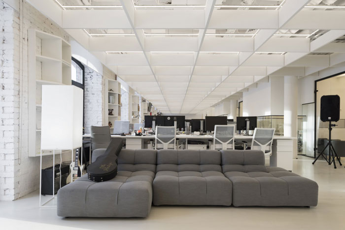 媒體公司辦公室休息區裝修設計效果圖