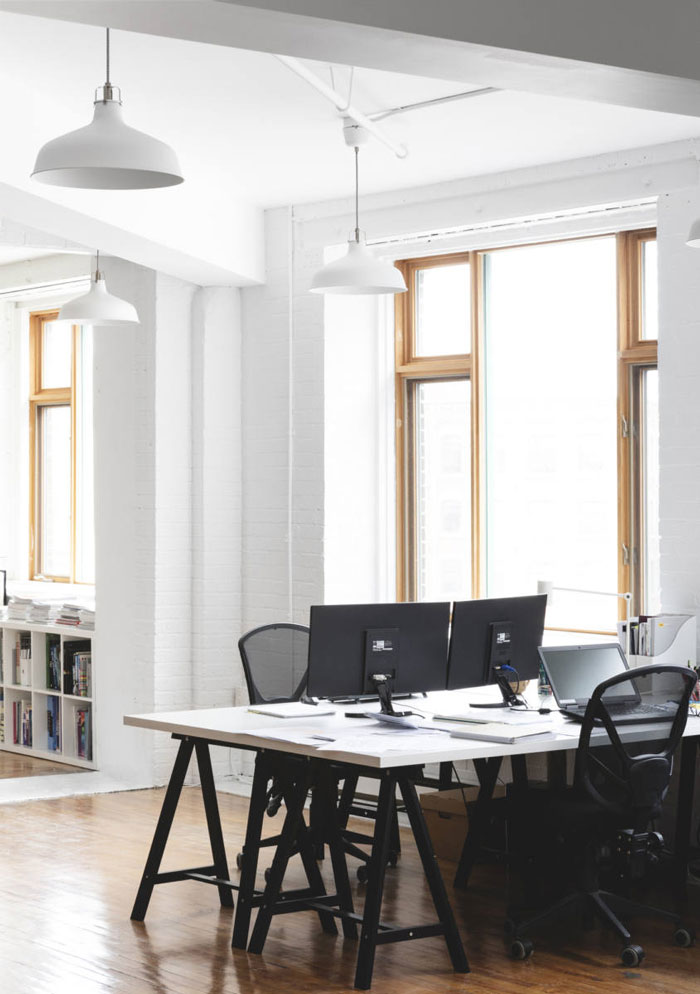 工業(yè)風格辦公室辦公區(qū)裝修設(shè)計效果圖