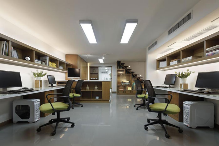 杭州留下辦公室辦公區裝修設計效果圖