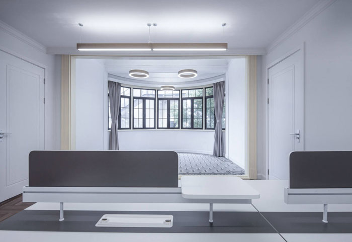 分公司辦公室辦公區(qū)裝修設計效果圖