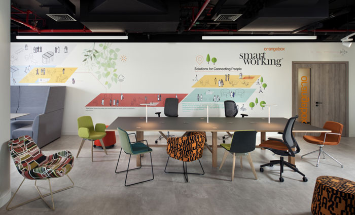 廠家辦公室獨立辦公區裝修設計效果圖