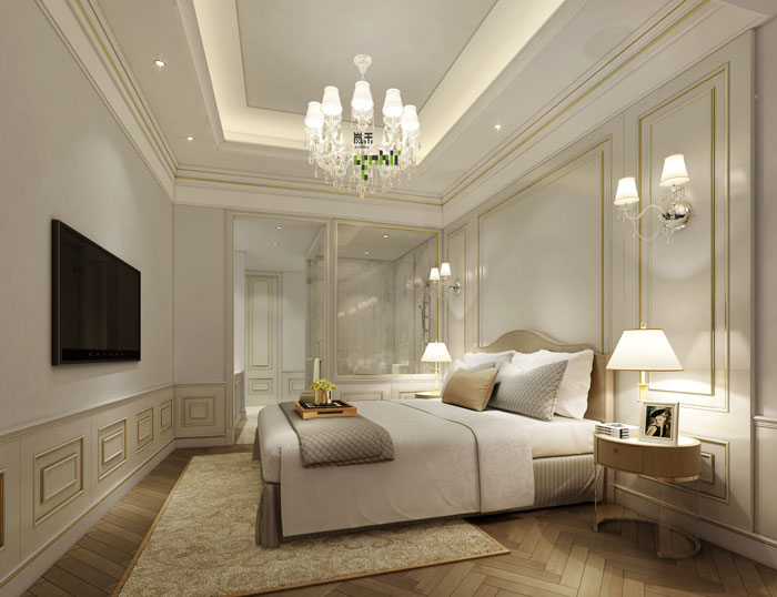 愛情酒店法式客房裝修設(shè)計效果圖