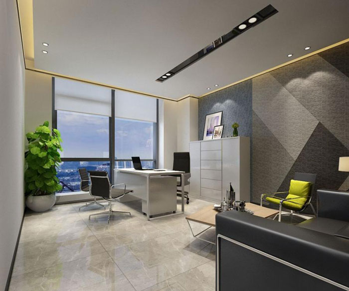 杭州良渚經理辦公室裝修設計效果圖