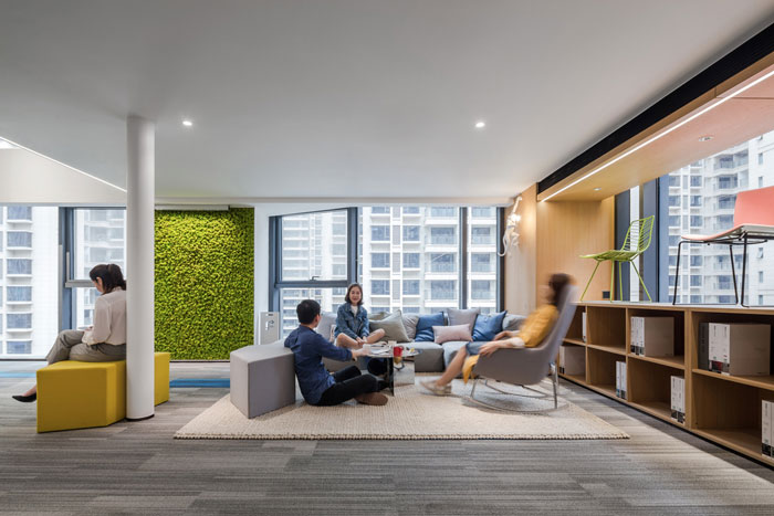 總部辦公室休息區裝修設計效果圖