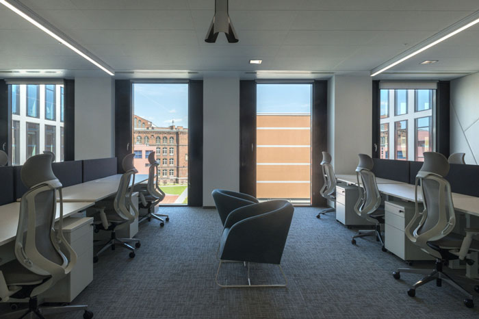 涂料公司辦公室辦公區(qū)裝修設計效果圖