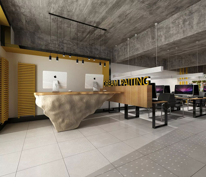 辦公室前臺(tái)布局設(shè)計(jì)方案