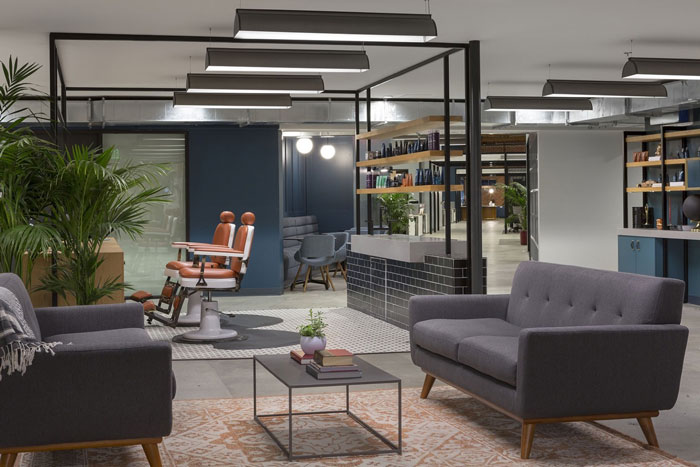 4000平方辦公室休息區裝修設計效果圖