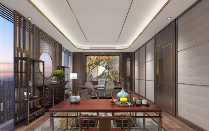 杭州老余杭總經理辦公室裝修設計方案