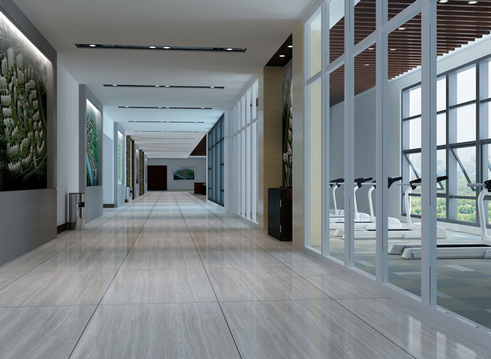 企業孵化器辦公室過道裝修設計效果圖