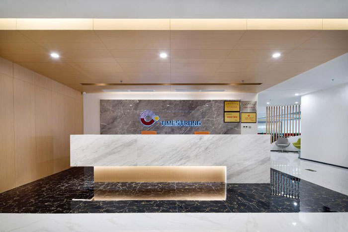 杭州建德辦公室前臺裝修設計方案