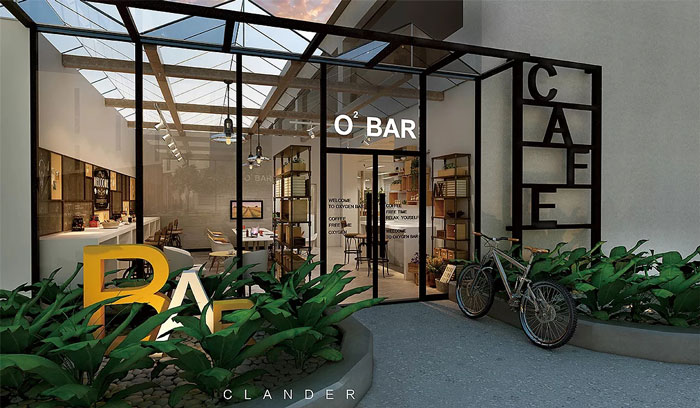 創客空間辦公室過道裝修設計效果圖