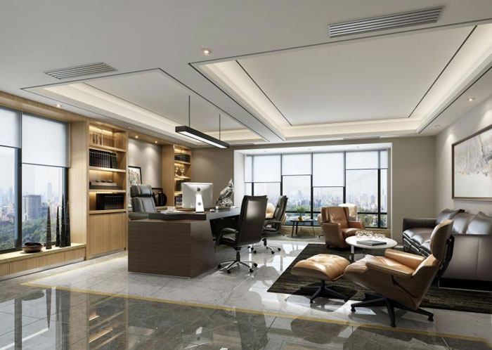總經理辦公室簡單裝修設計效果圖