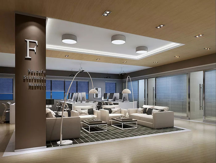 特色辦公室辦公區(qū)裝修設(shè)計效果圖