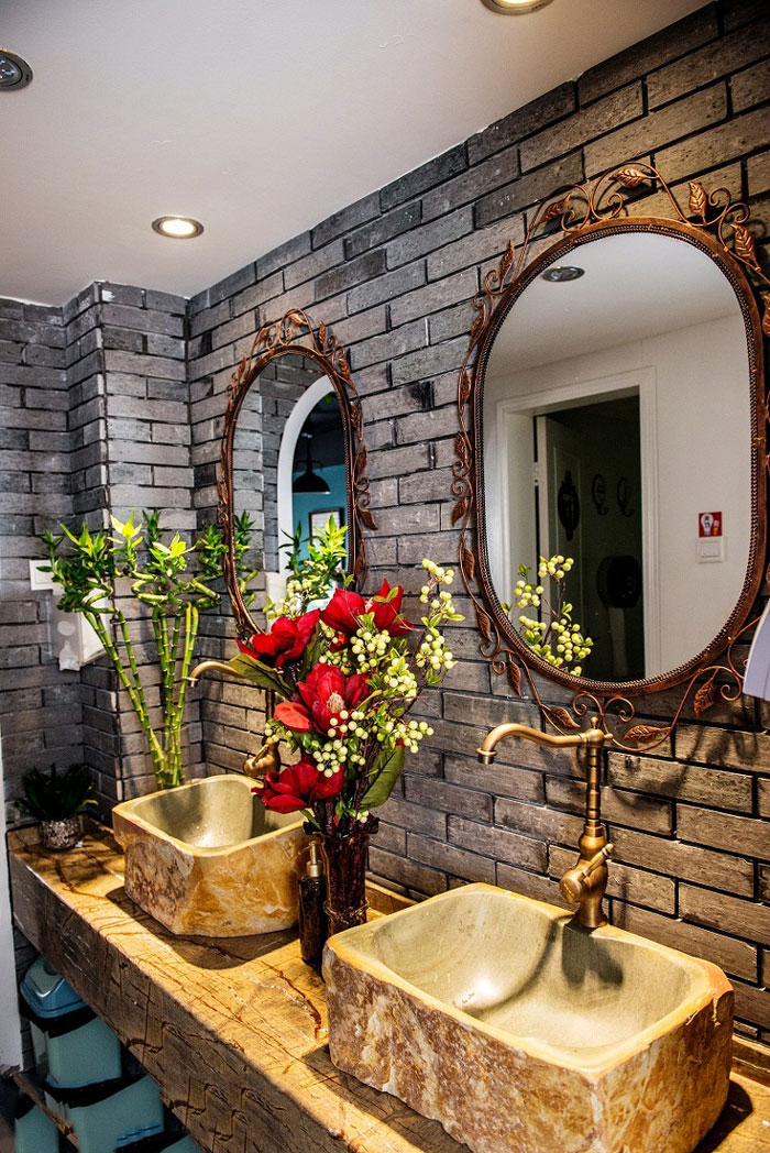 美式辦公室衛生間裝修設計效果圖