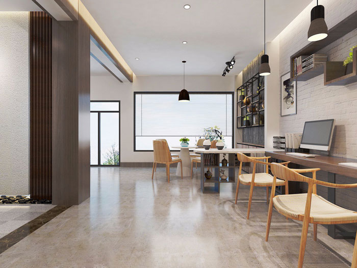 北歐風格辦公室洽談區(qū)裝修設計效果圖