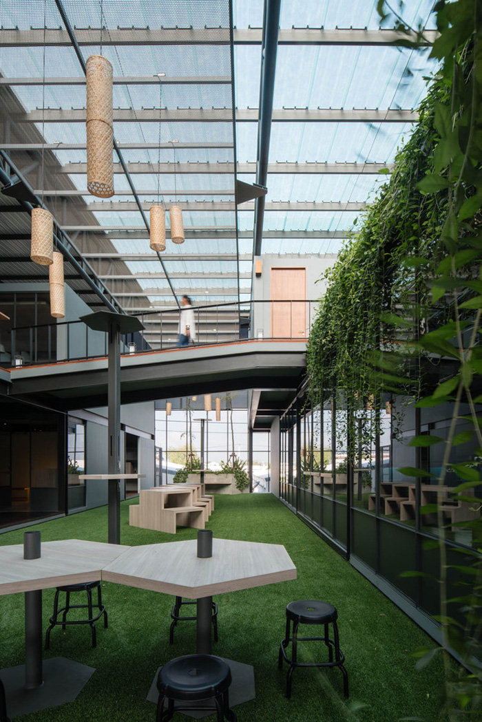 廠房寫字樓接待區(qū)裝修設(shè)計方案效果圖