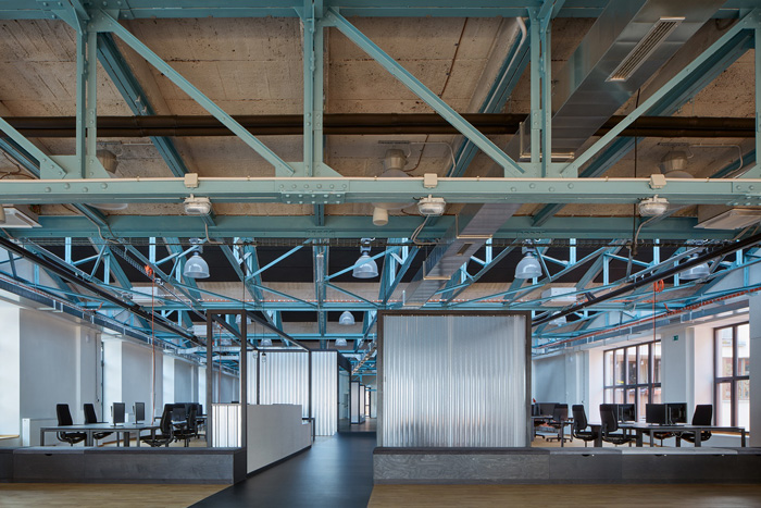 電商企業辦公室辦公區裝修效果圖