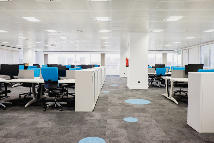 食品公司辦公室辦公區(qū)裝修設計效果圖