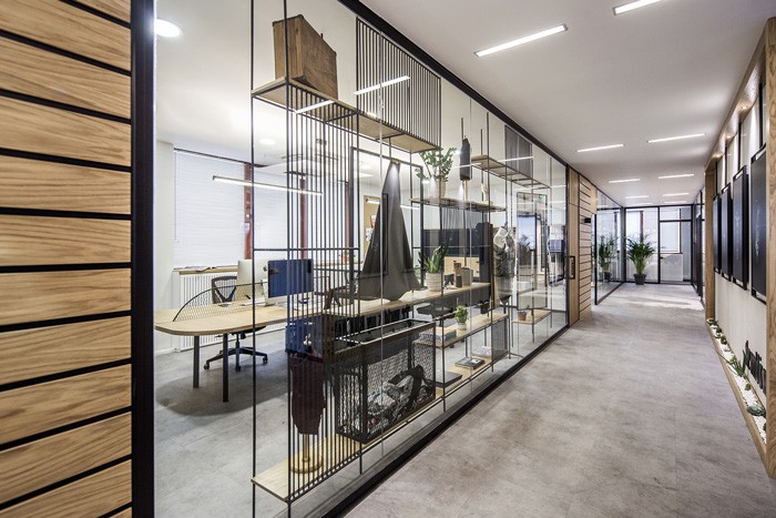 時裝公司辦公室辦公區裝修設計效果圖