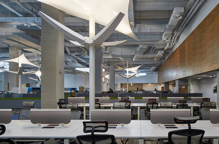 研發中心辦公樓辦公區裝修設計效果圖