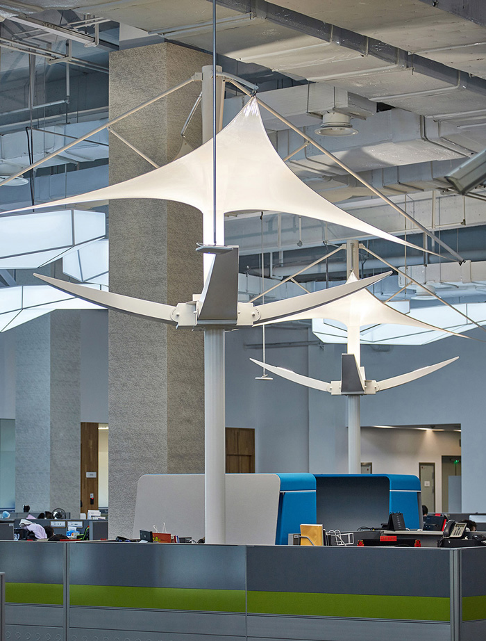 研發中心辦公樓辦公區裝修設計效果圖