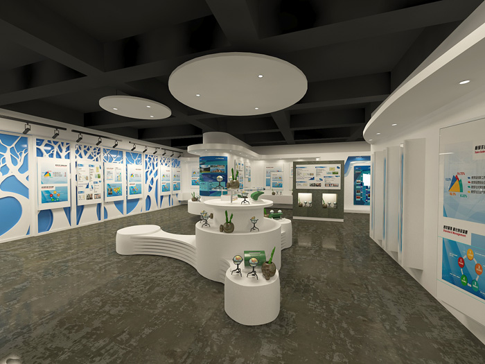 創業園區辦公樓展廳裝修設計效果圖