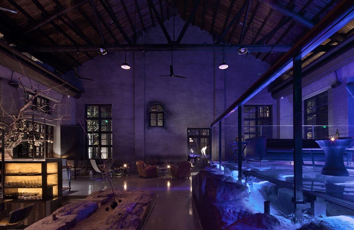 陽朔糖舍酒店酒吧裝修設(shè)計(jì)效果圖