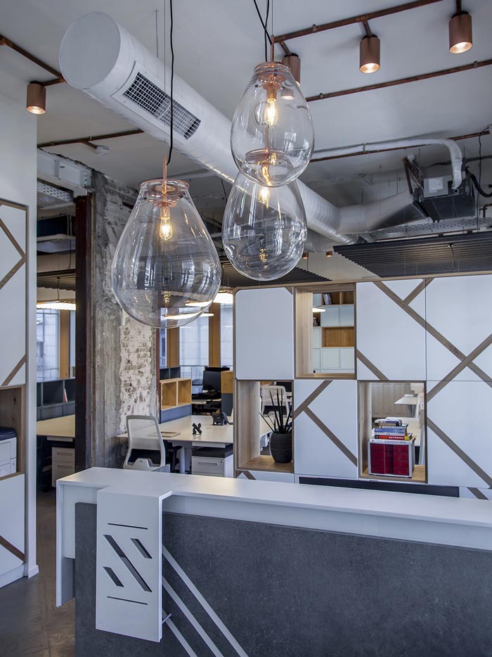 財務公司辦公室前臺裝修設(shè)計效果圖