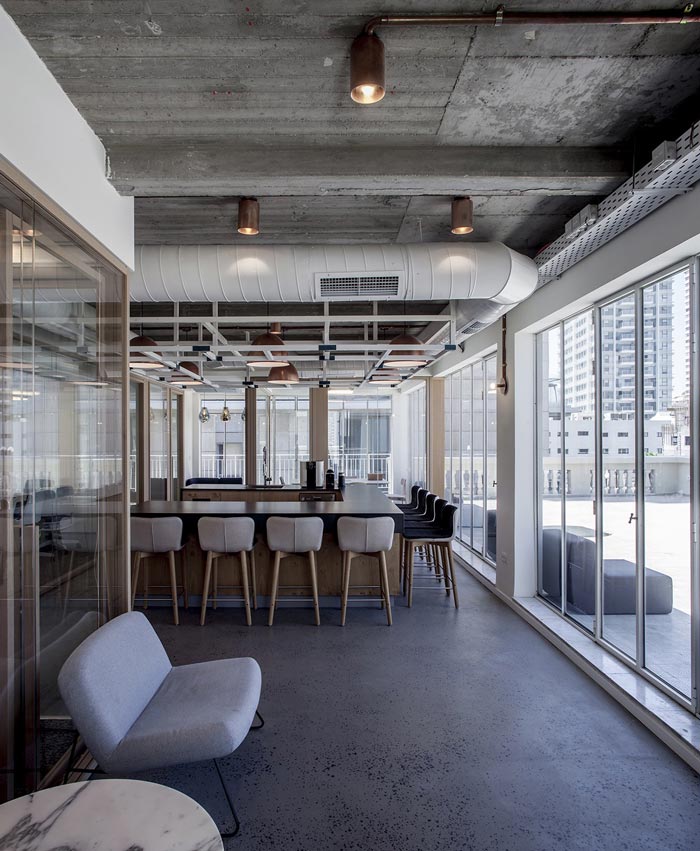 財務公司辦公室吧臺裝修設(shè)計效果圖