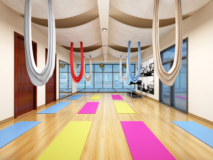 瑜伽館瑜伽區裝修效果圖