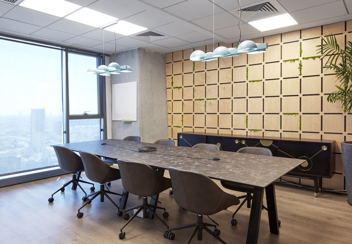 營養科技公司辦公室會議區設計方案