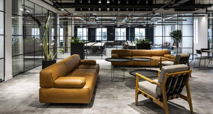 金融科技公司辦公室洽談區設計方案