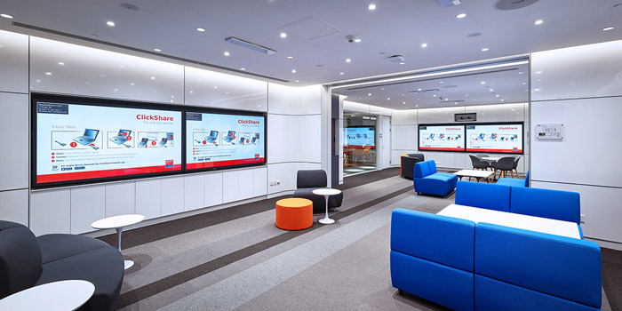 科技園區辦公樓接待裝修設計效果圖