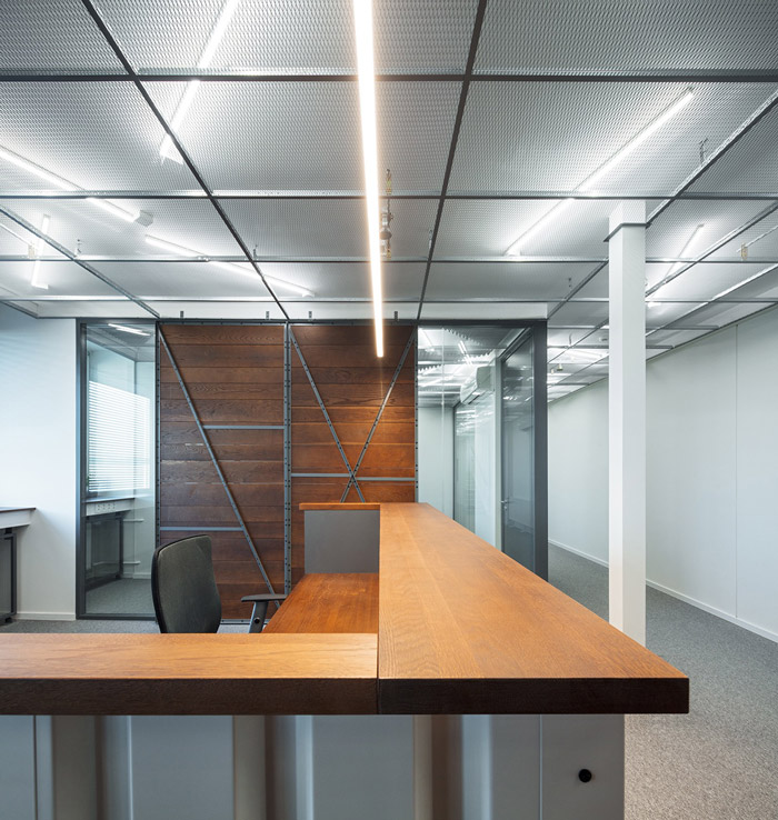 運輸公司辦公室前臺裝修設計效果圖