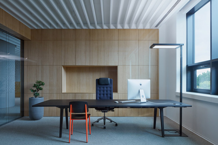 房地產公司總經理辦公室裝修設計效果圖