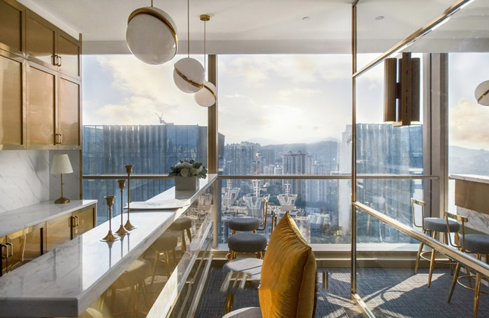 化妝品公司辦公室茶水間裝修設計效果圖