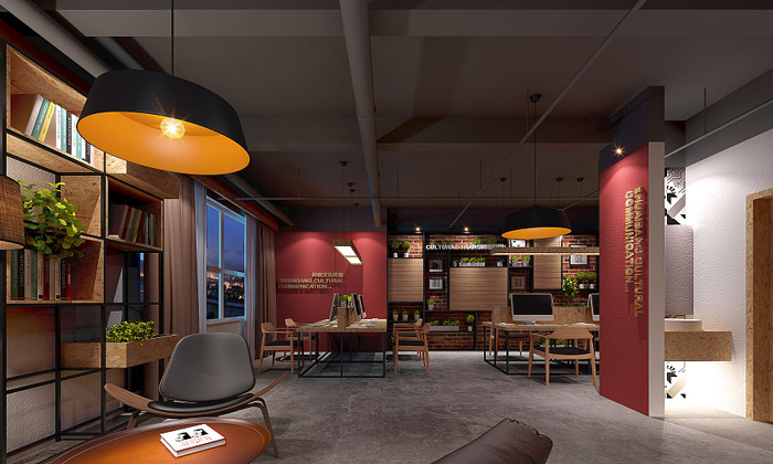 公寓辦公室過(guò)道裝修設(shè)計(jì)效果圖