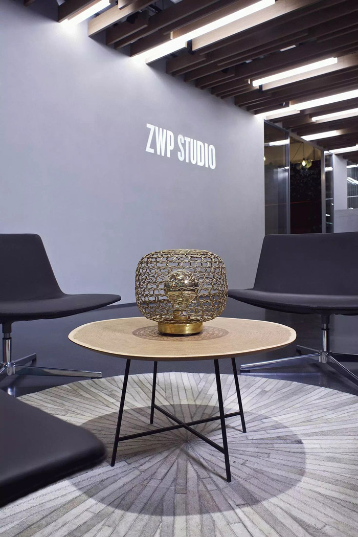 1150平方辦公室接待區裝修設計方案