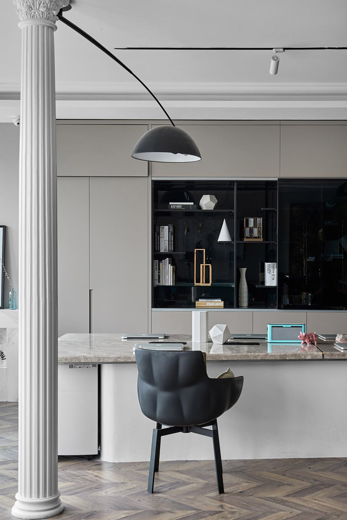 150平方公寓辦公室辦公區裝修設計效果圖