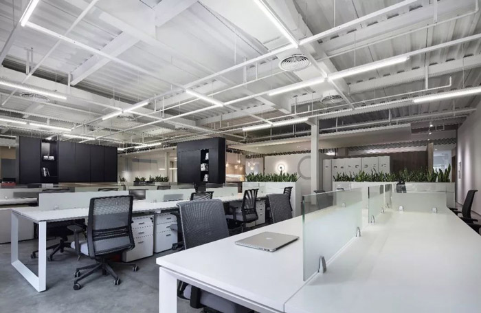 1300㎡辦公室辦公區裝修設計效果圖