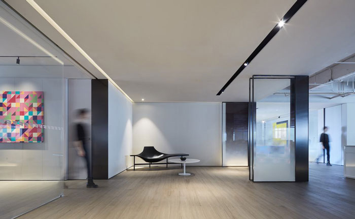 企業(yè)辦公室入口設(shè)計(jì)裝修效果圖