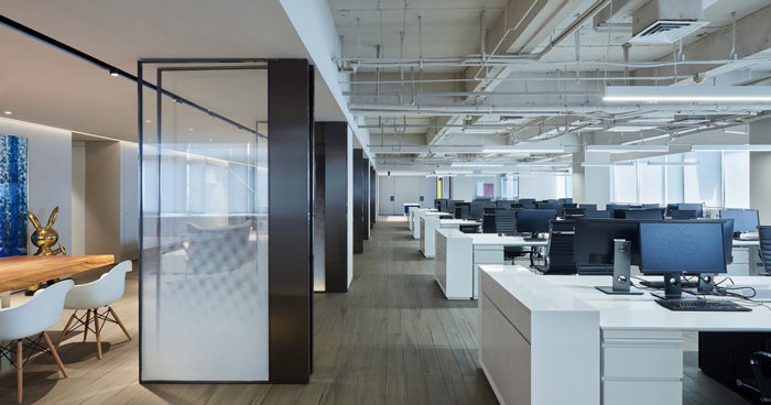 企業(yè)辦公室辦公區(qū)設(shè)計(jì)裝修效果圖