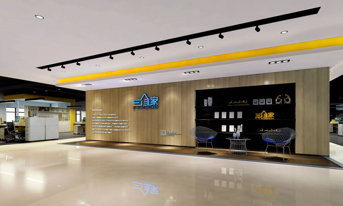 it辦公室接待區裝修效果圖