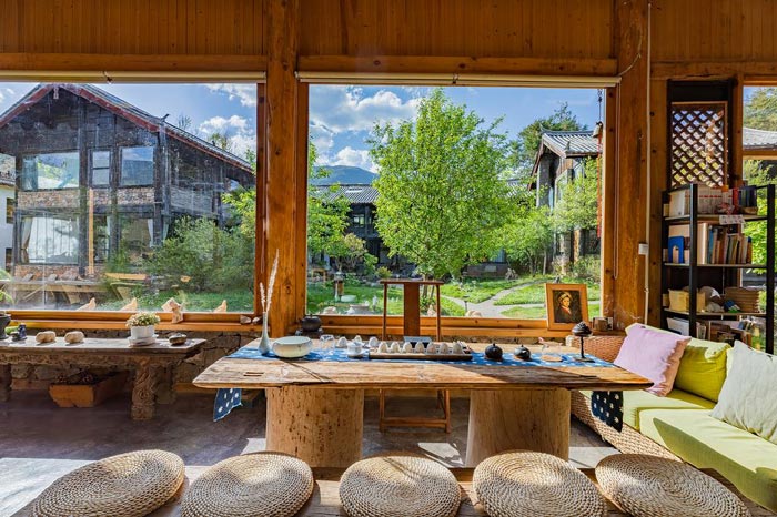 古鎮民宿茶區裝修設計效果圖