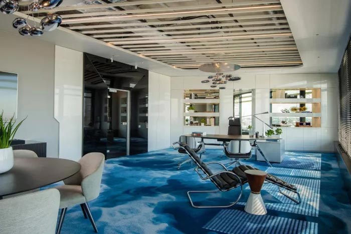 創意總經理辦公室裝修設計效果圖