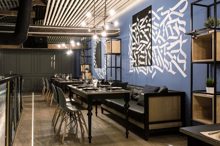 233平方工業(yè)風酒吧二樓設(shè)計方案