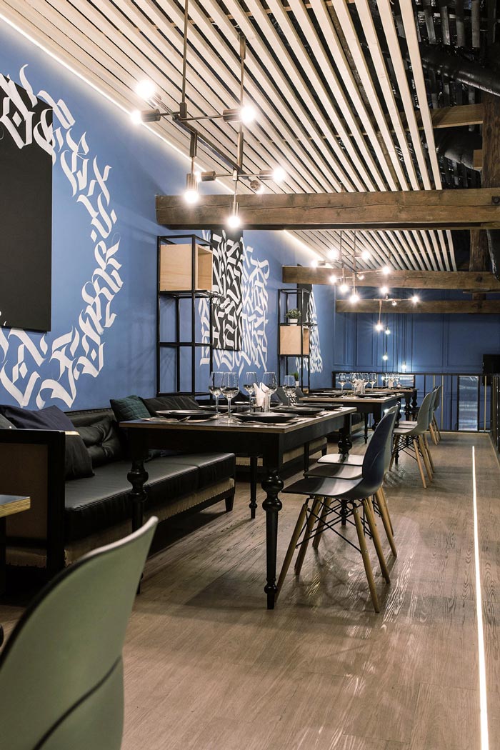 233平方工業(yè)風酒吧二樓設(shè)計方案