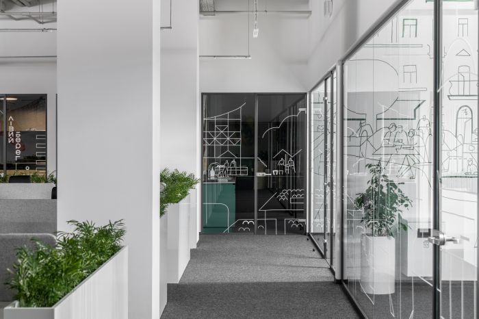 數字營銷互聯網公司辦公室設計